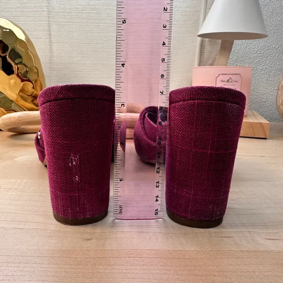 Women's Sam Edelman Heels,‎ Size 6, Burgundy