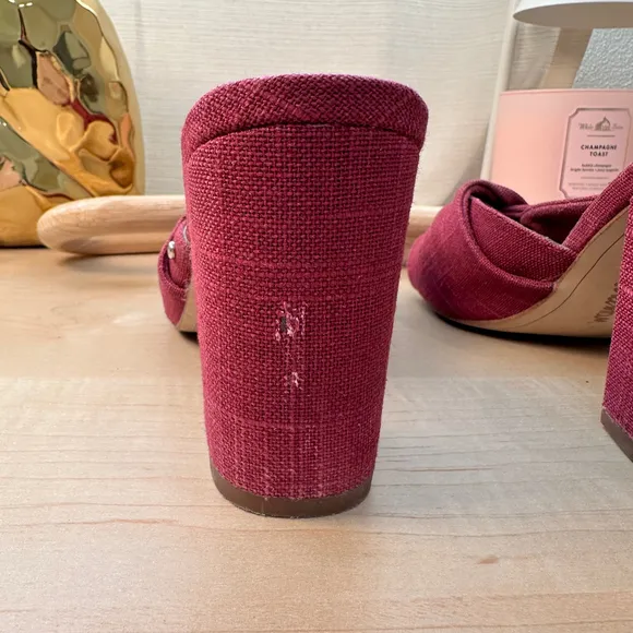 Women's Sam Edelman Heels,‎ Size 6, Burgundy
