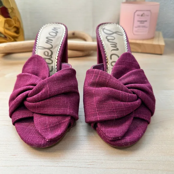 Women's Sam Edelman Heels,‎ Size 6, Burgundy