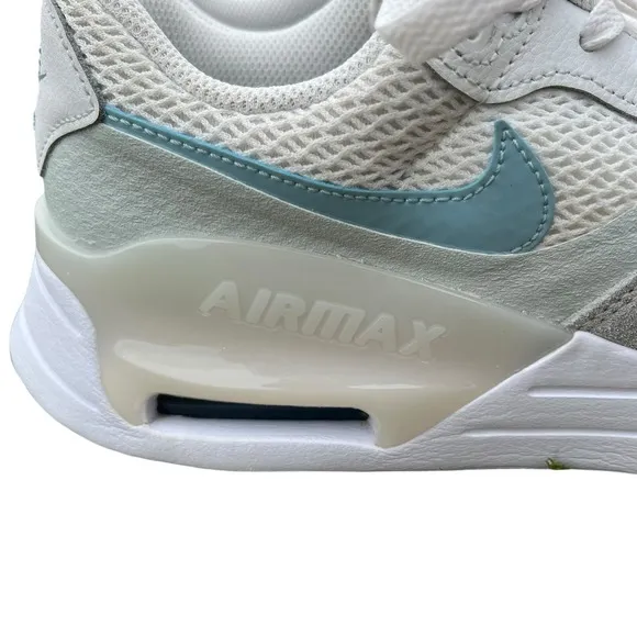 Womens size 9 Nike Air Max Heel System Summit White Ocean Bliss Shoes DM9538-105