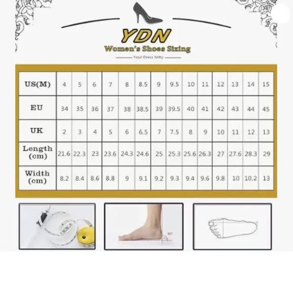 YDN Women Pointed Toe Bow Pump Rhinestone Block Low Heel Butterfly Multi Shoes