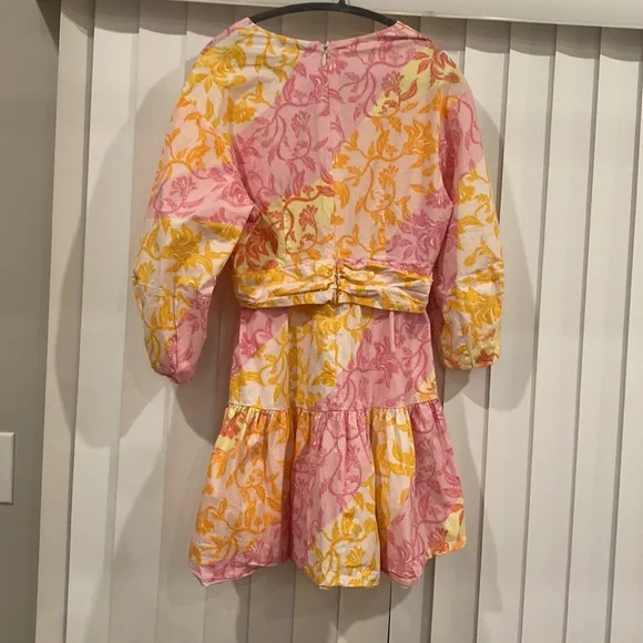 Yellow Cutout Mini Dress&quot; by Derek Lam 10 Crosby