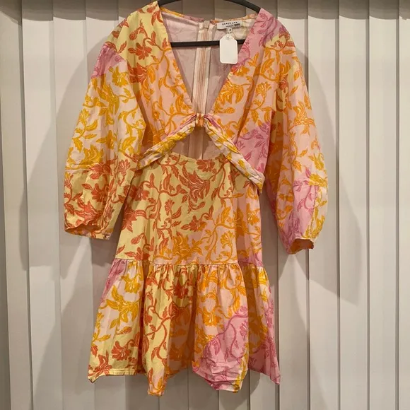 Yellow Cutout Mini Dress&quot; by Derek Lam 10 Crosby