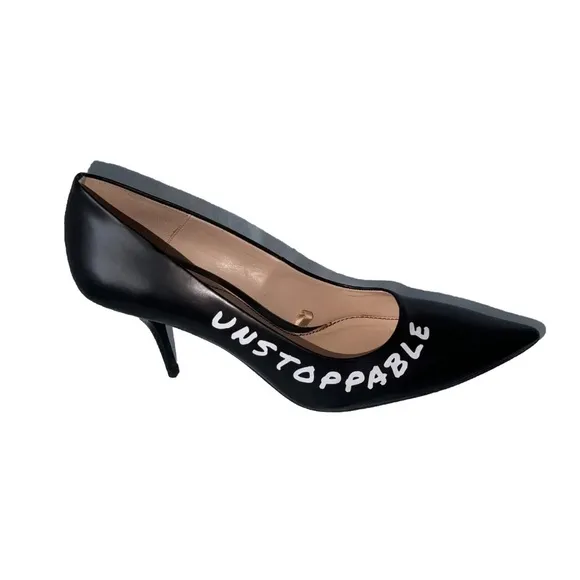 ZARA  Ambitious Unstoppable Black Pointed Toe HeelShoes 81/2