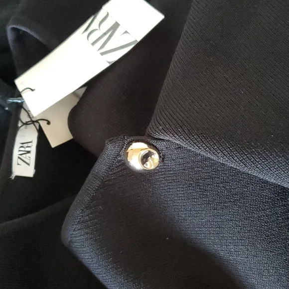 Zara ASYMMETRICAL KNIT CARDIGAN Size S