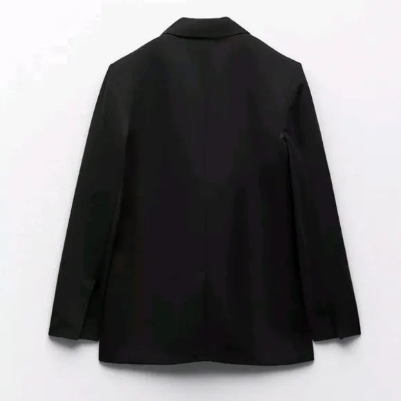 Zara Blazer Black Oversized Size S