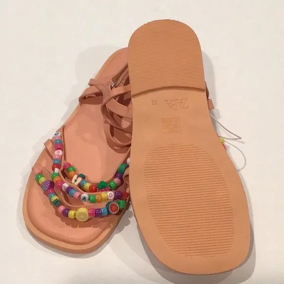 ZARA - Girls strappy beaded sandals