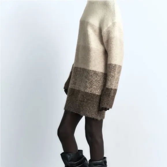 Zara Oversized  Sweater Tunic Size XS